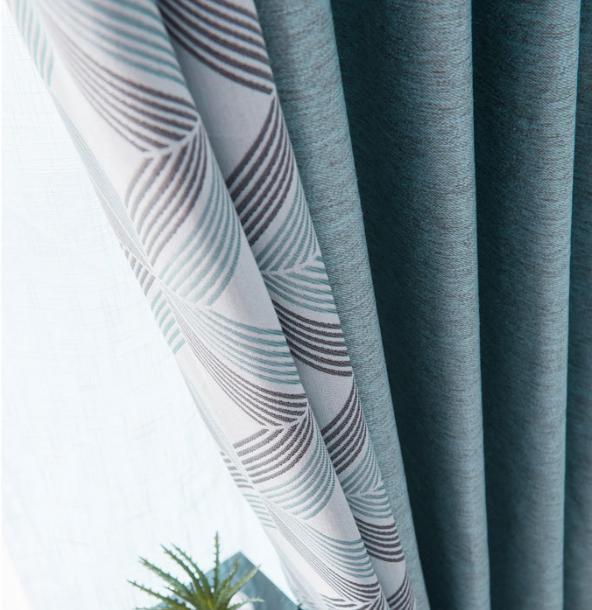 Jacquard yarn-dyed curtain fabric