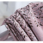 Yarn-dyed velvet jacquard curtain fabric