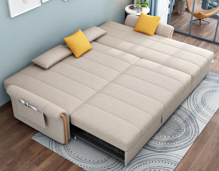 Sofa bed-cotton linen-255cm