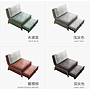 Sofa Bed-Microfiber leather-125*83*84cm