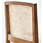 Rattan solid wood dining chair-48*42*79cm