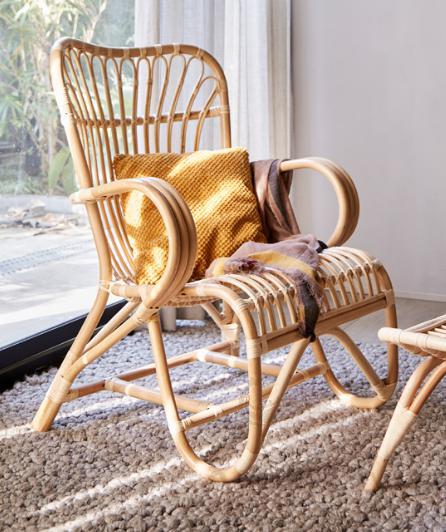 Full rattan recliner-70*60*103cm
