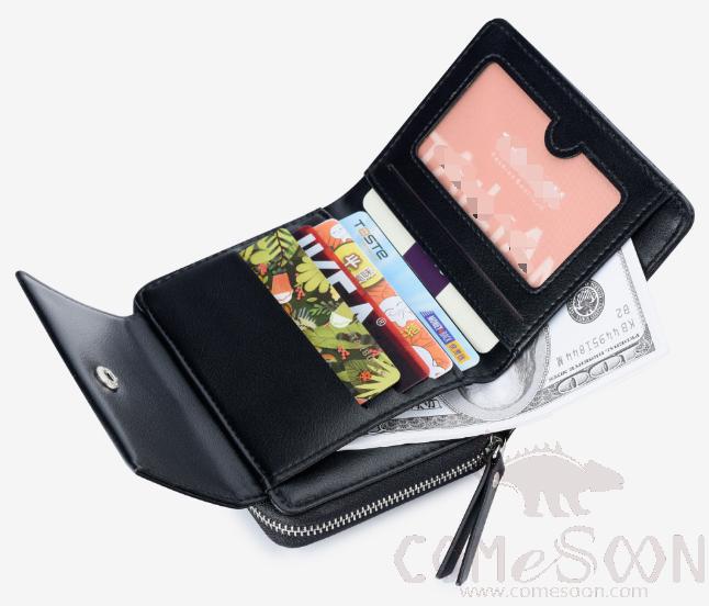 Wallet-PU,11.6*9.6*3.8cm