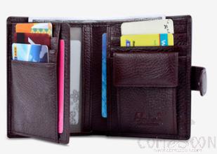 Wallet-male-PU,9.5*12.2*2cm