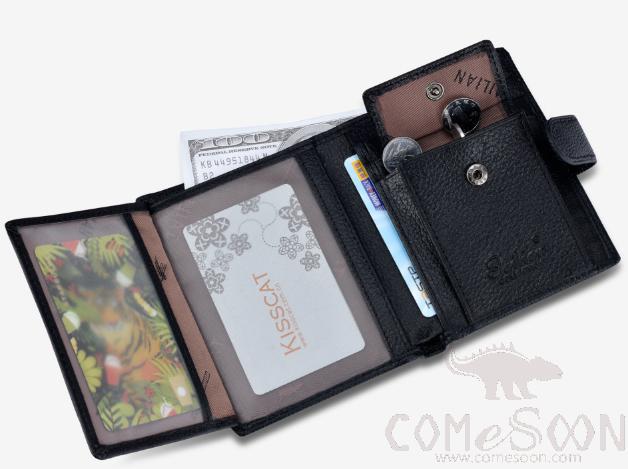 Wallet-male-PU,9.5*12.2*2cm