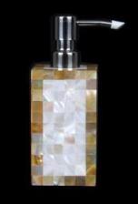 Yellow butterfly edge white shell lotion bottle
