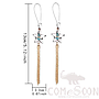 Earring / Dangler / Eardrop / Jewelry       NE346 