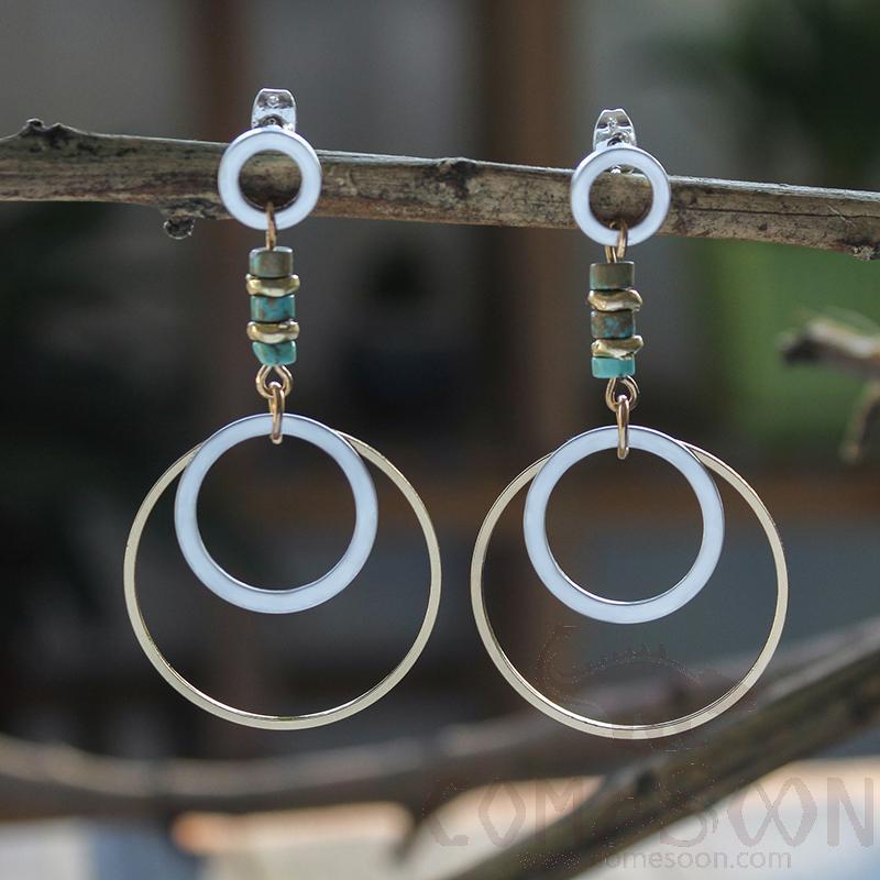 Earring / Dangler / Eardrop / Jewelry     NE362 
