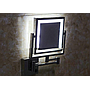 Led Foldable Cosmetic Mirror-Plug / Double-Sided Mirror - Rose Gold - 8 inch (20cm) Single - Copper + SUS304