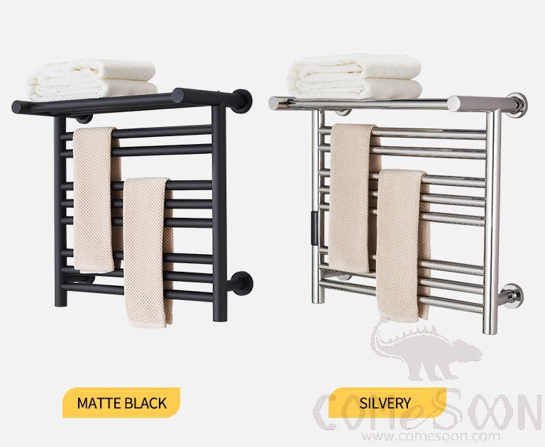 Electric Towel Drying Rack,Silvery,304 Stainless Steel,600*450*100mm