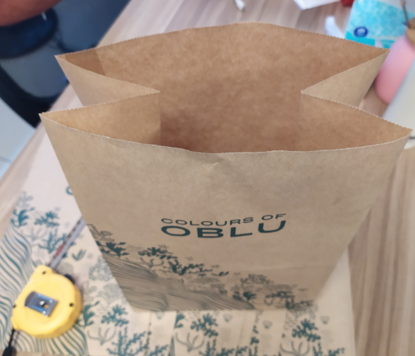 Kraft Food Bag S-sized W/LOGO