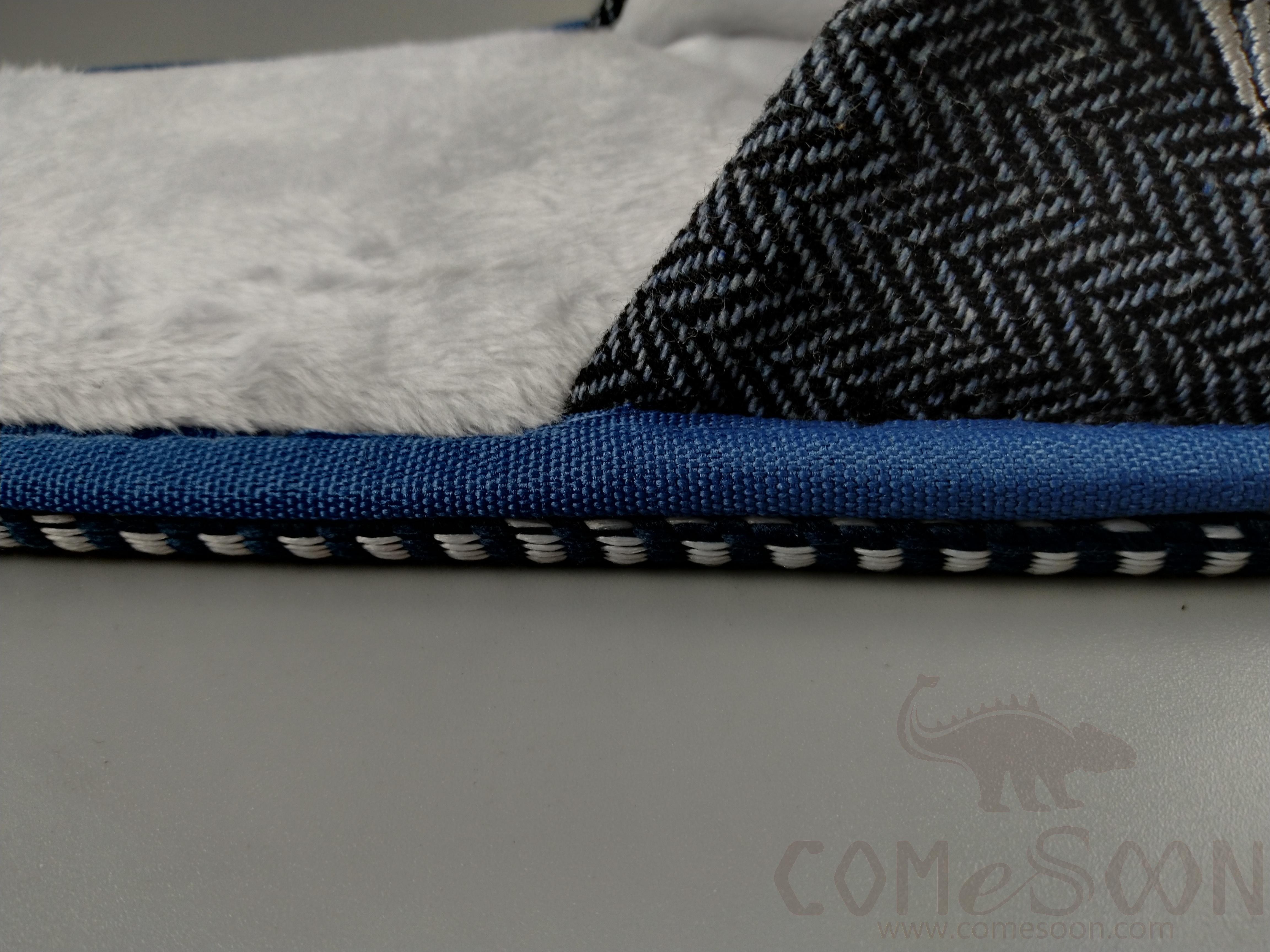 Slippers, White Plush Composite,L29.5*W11.5*4mm