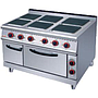 6-Burner Electric range with oven
