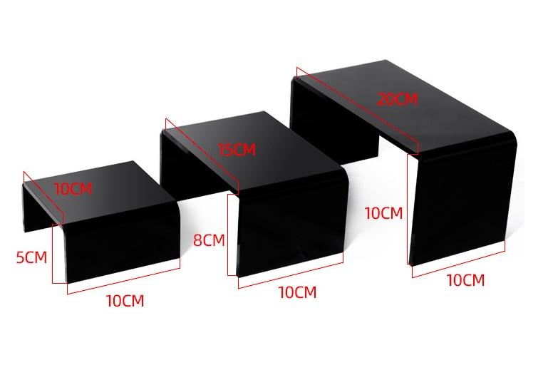 Acrylic Rack Black 10*10*H5cm