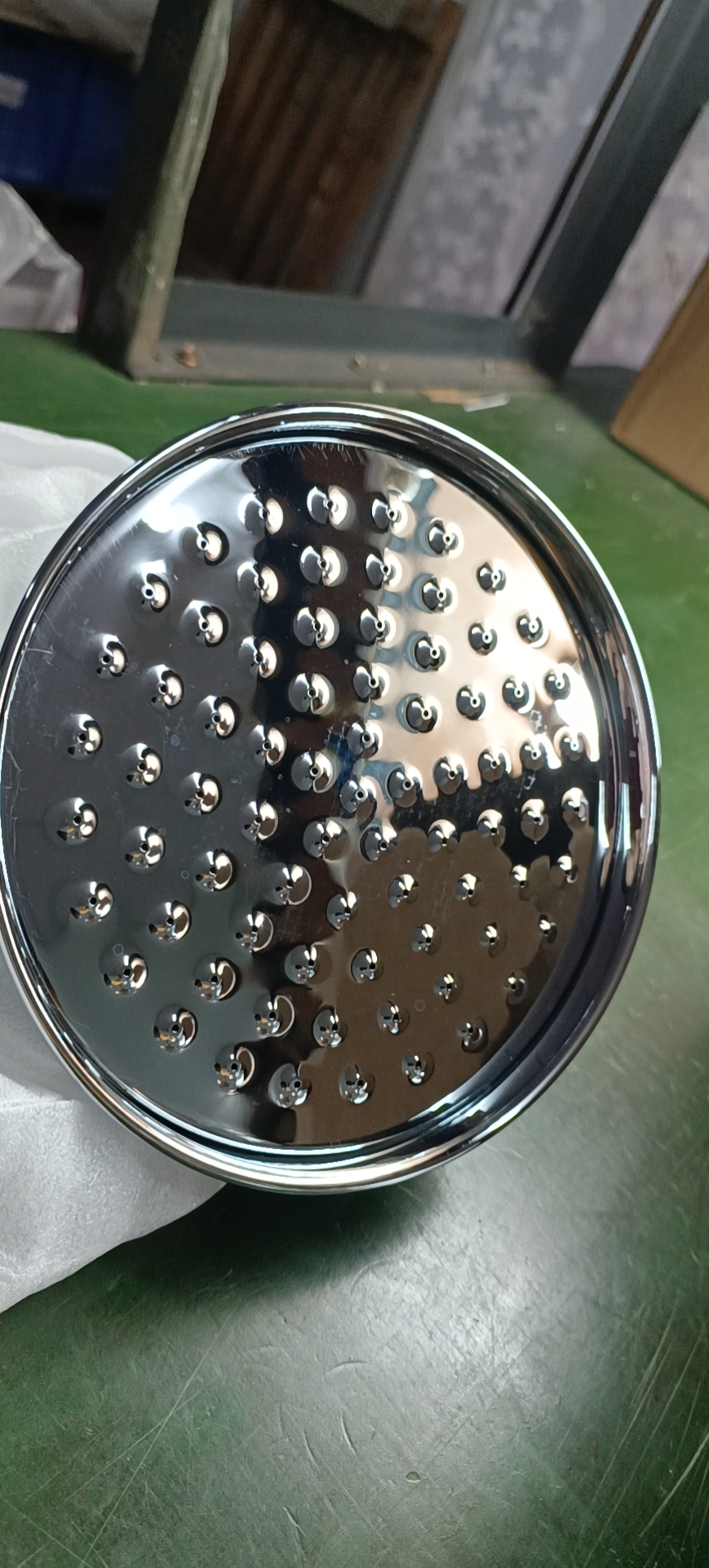 Shower Head W/ Swivel Head, Copper, 150mm