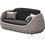 Outdoor sofa-Double seat,high-density sponge