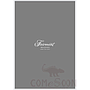 Menu Folder-Genuine Leather Grey
