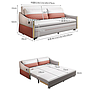 Sofa Bed - sponge - Sofa：195*85*73cm Sofa Bed：175*186*32cm