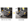 Sofa Bed - sponge - Sofa：305*140*95cm Bed:99*140*45cm+200*140*45cm Side：32*95*95cm