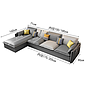 Sofa Bed - sponge - Sofa：245*160*80cm Bed：220*193*32cm