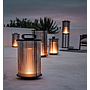 Solar&Rechargeable Battery Pillar Light-Large D32*H56cm