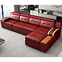 Sofa bed-microfiber leather-Sofa:345*165*90cm Bed:140*215cm