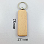 Wooden keychain-78*27mm