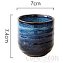 Cat's Eye  Dark Blue Arabic  Cup 200ml