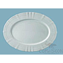 Bonechina Poya series Oval Fish Falt Plate 10"