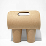 Coffee Cup Holder Two Cup Takeaway W/LOGO，24*38.6cm