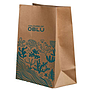 Kraft Food Bag S-sized W/LOGO，L20*W12.5*H30cm
