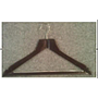 Flat-Headed Wooden Hanger - Dark Brown Lotus, 445 * 12mm