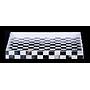 S2-Square black and white shell full paste tray, Resin+shell, 278*202*30mm