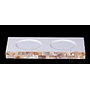 F2-Round flower cup holder, Resin+shell, 200*100*20mm