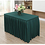 Table Skirting(180*45+75cm)-Dark green