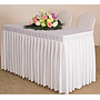 Rectangle Table Skirting(180*45+75cm)-White